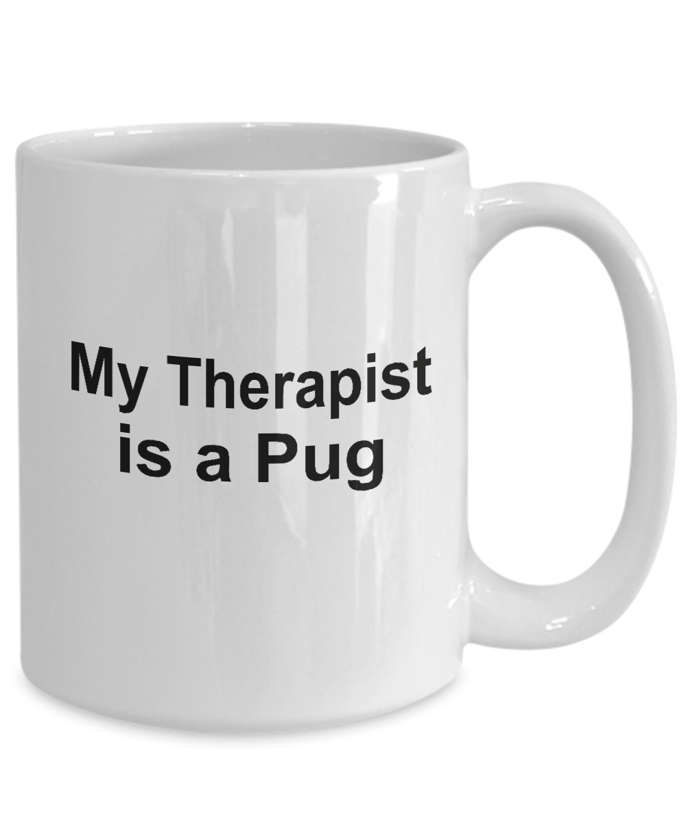 Pug Dog Therapist Coffee Mug