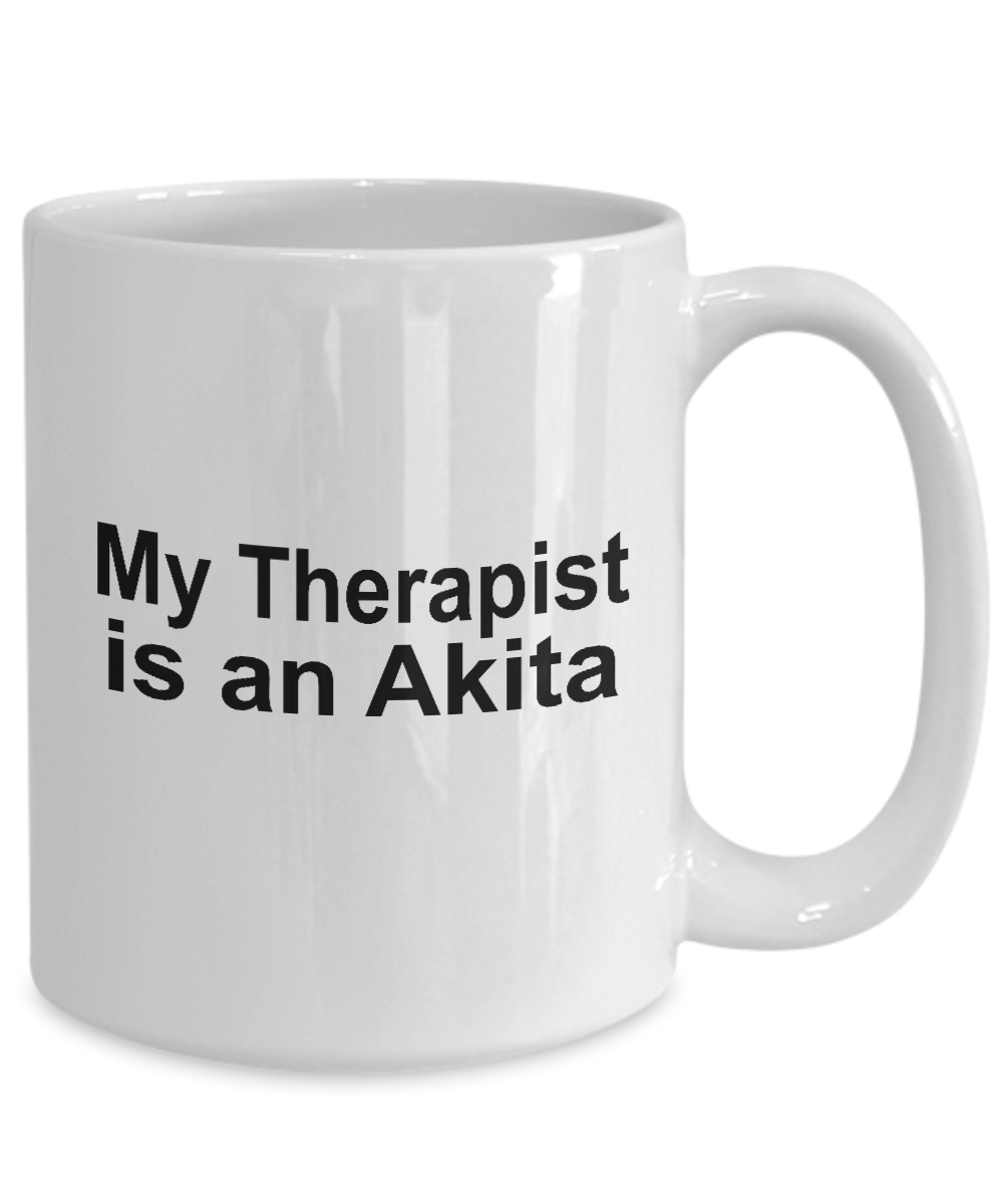 Akita Dog Therapist Coffee Mug