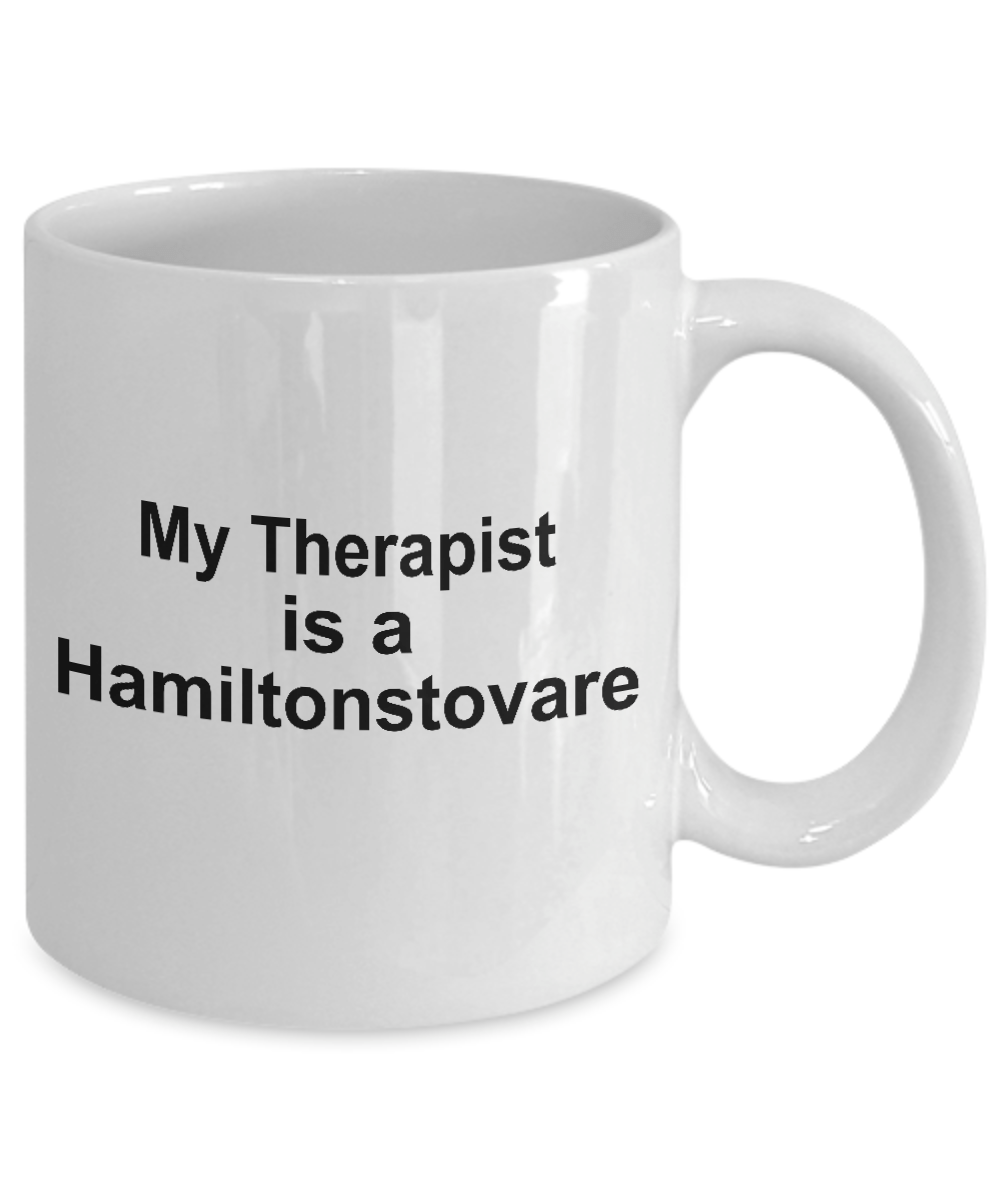 Hamiltonstovare Dog Owner Lover Funny Gift Therapist White Ceramic Coffee Mug