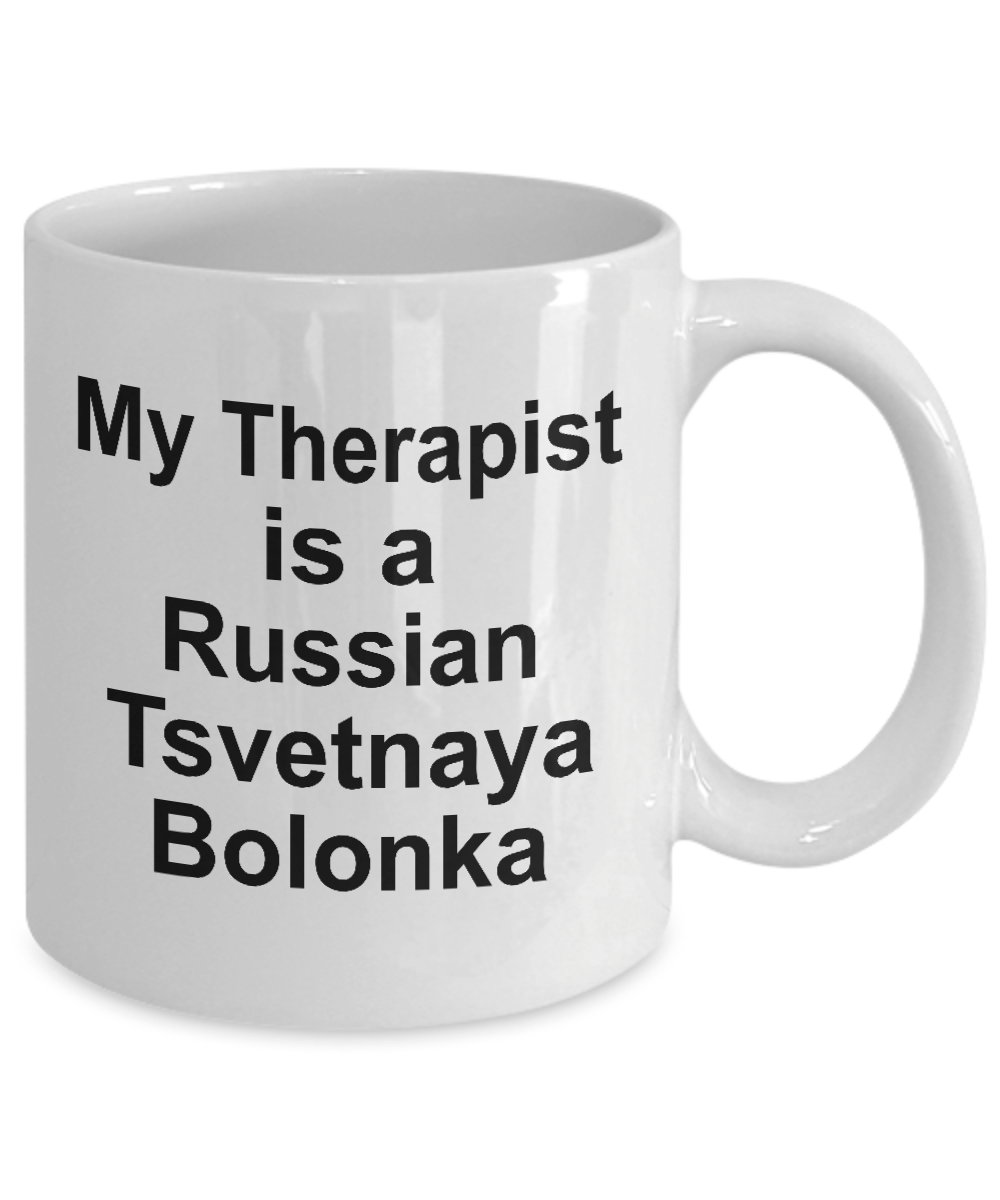 Russian Tsvetnaya Bolonka Dog  Therapist Coffee Mug