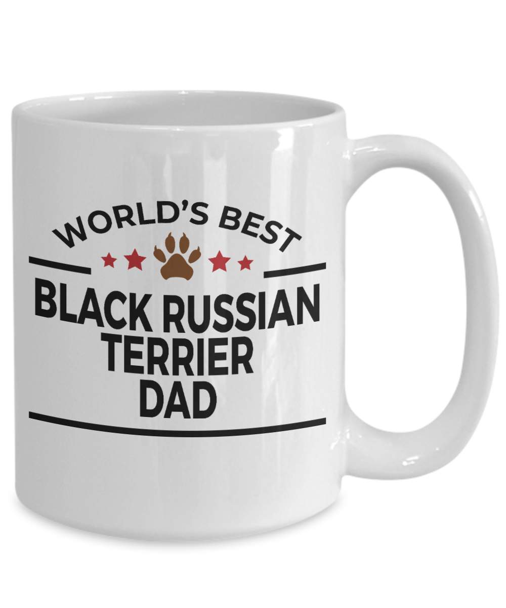 Black Russian Terrier Dog Dad Coffee Mug