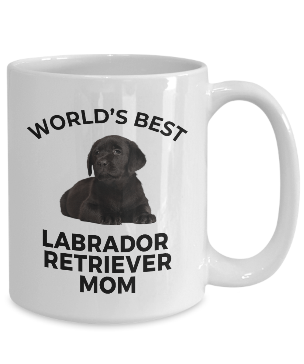 Labrador Retriever Black Puppy Dog Mom Coffee Mug