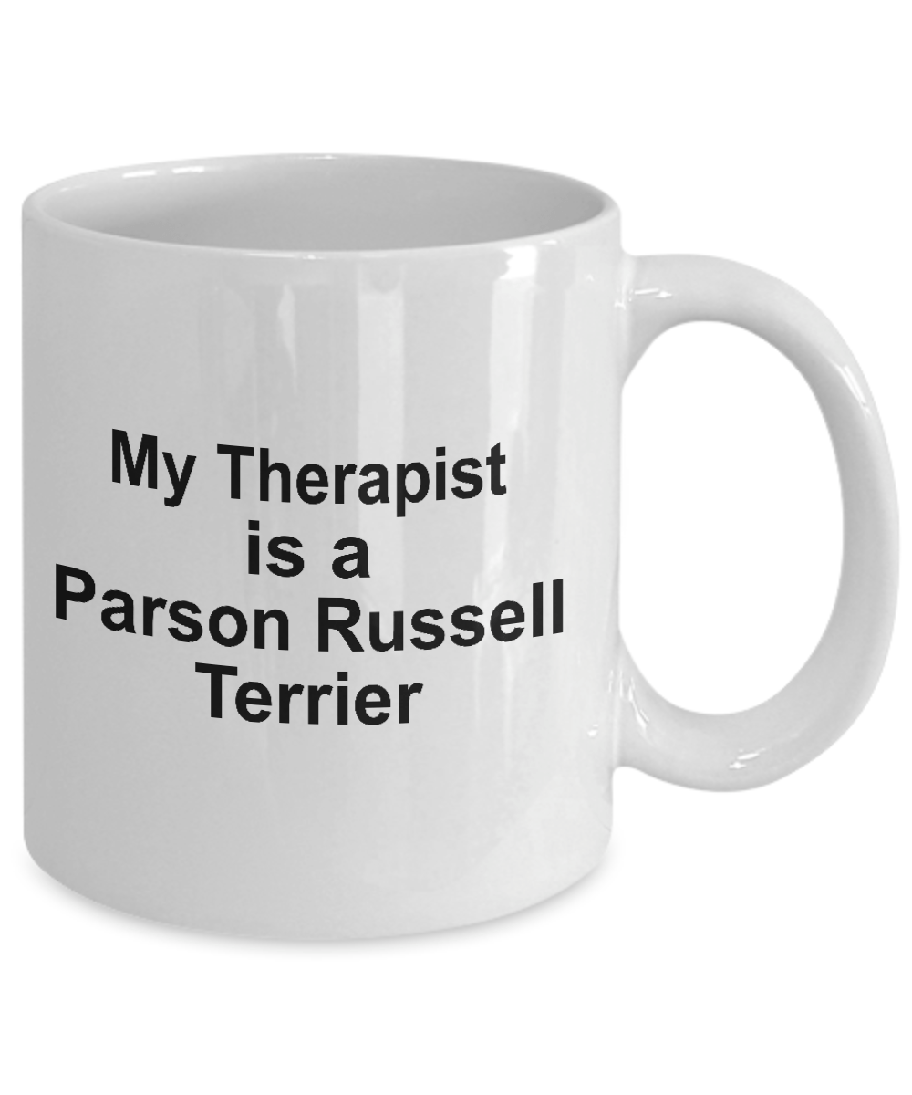 Parson Russell Terrier Dog Owner Lover Funny Gift Therapist White Ceramic Coffee Mug