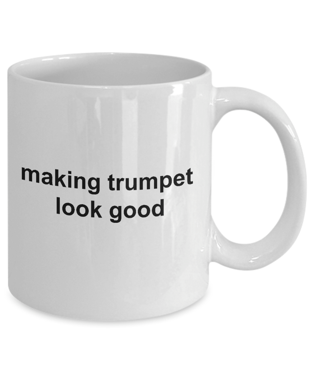 Trumpet Player Coffee Mug Makes a Great Musician Gift