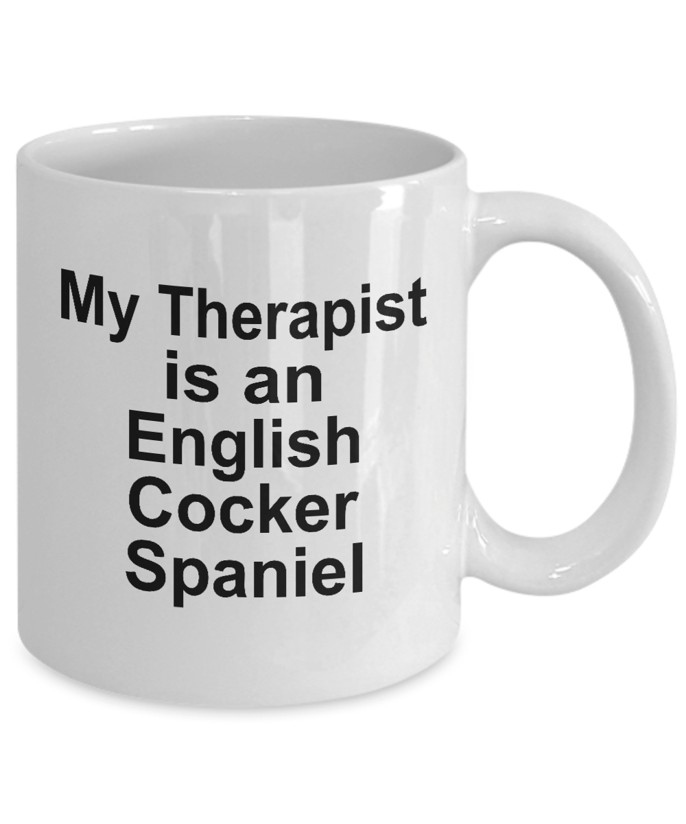 English Cocker Spaniel Dog Therapist Mug