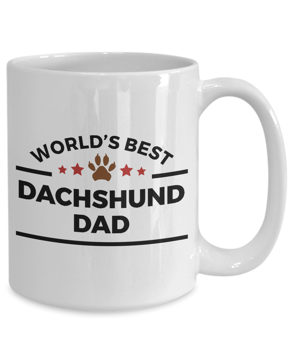 World's Best Dachshund Dad Ceramic Mug