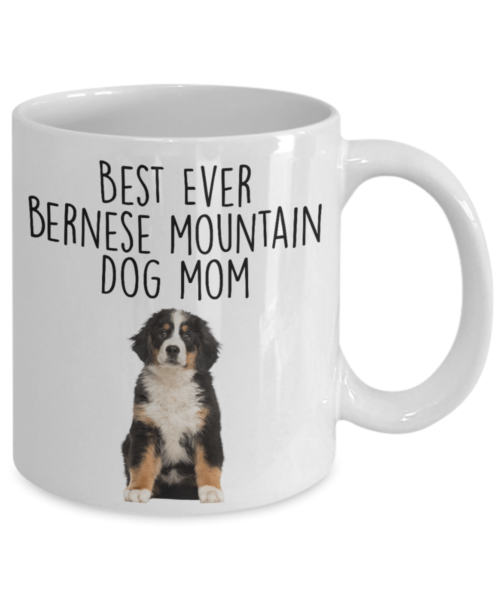 Best Ever Bernese Mountain Dog Mom Custom Ceramic Coffee Mug