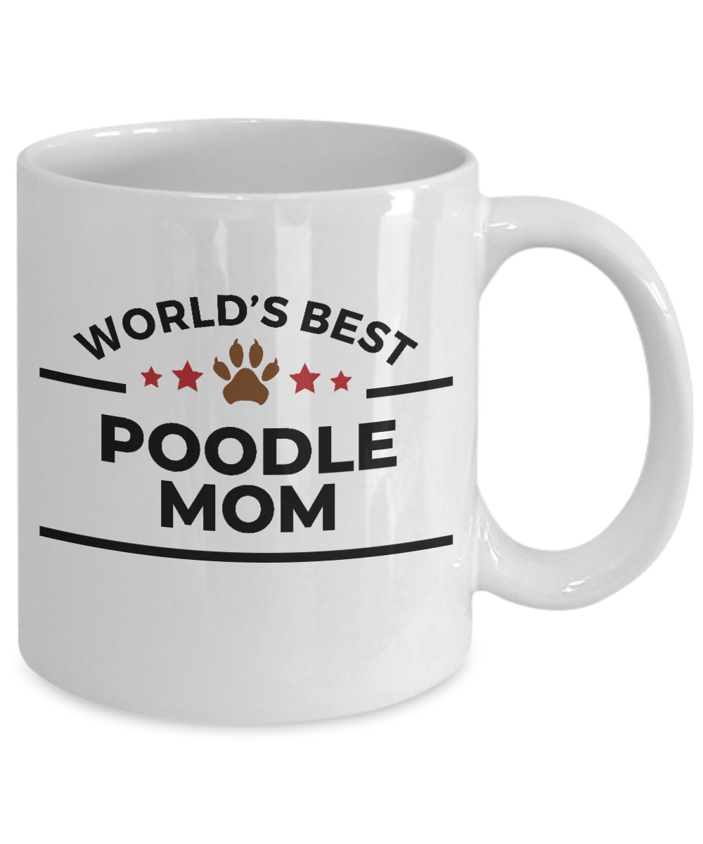 World's Best Poodle Mom Ceramic Mug