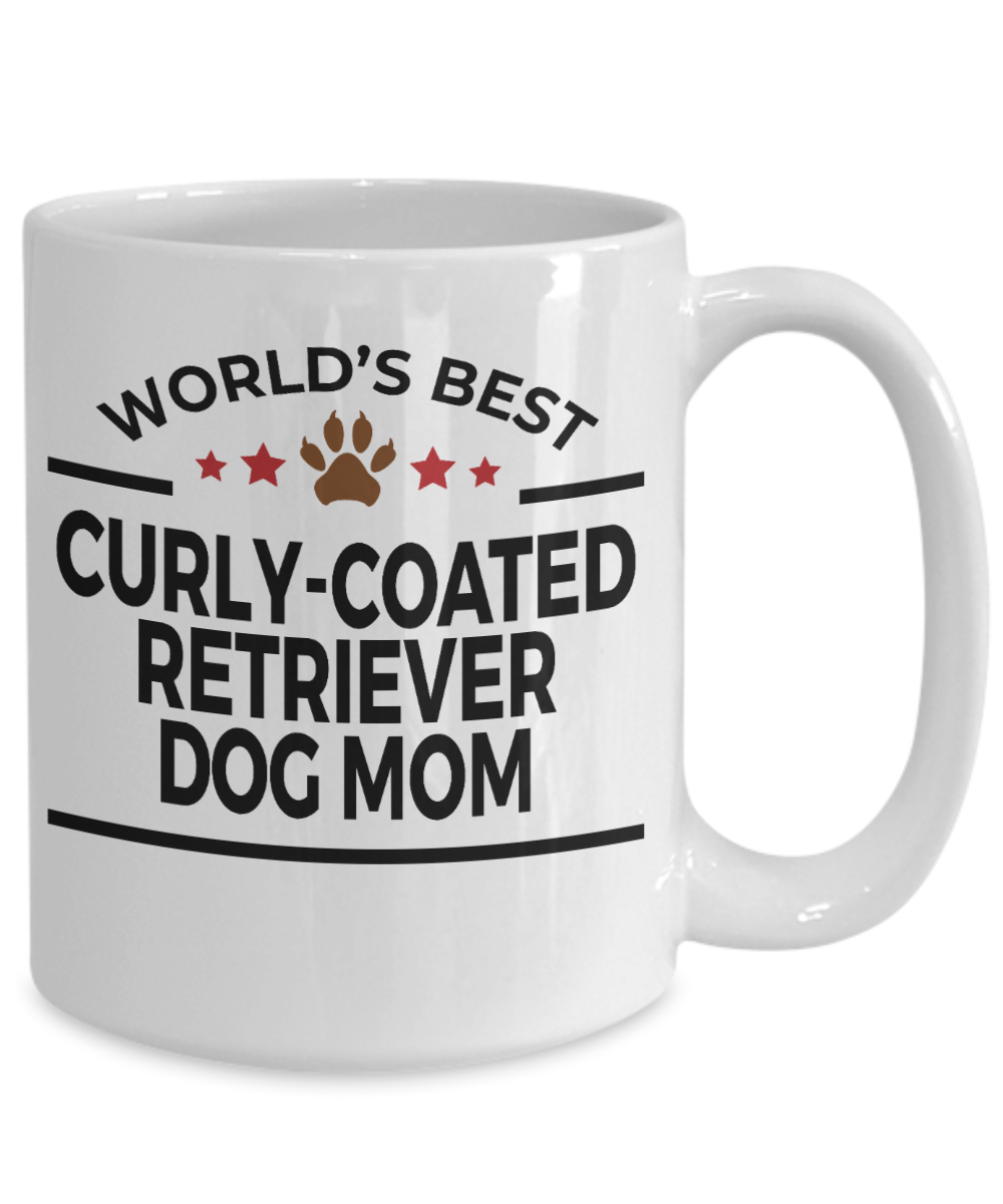 Curly-Coated Retriever Dog Mom Coffee Mug