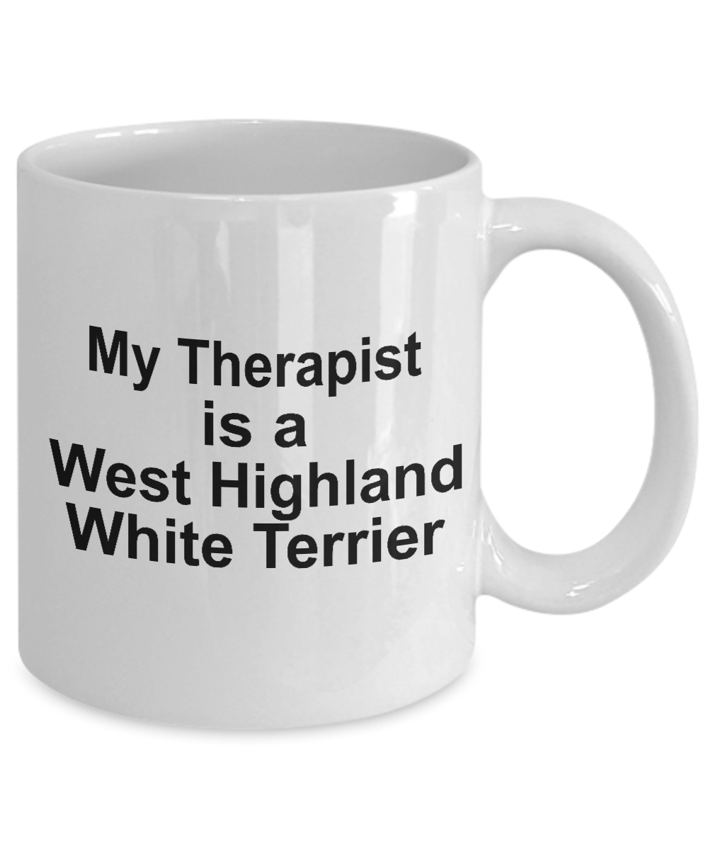 West Highland White Terrier Dog Therapist Coffee Mug