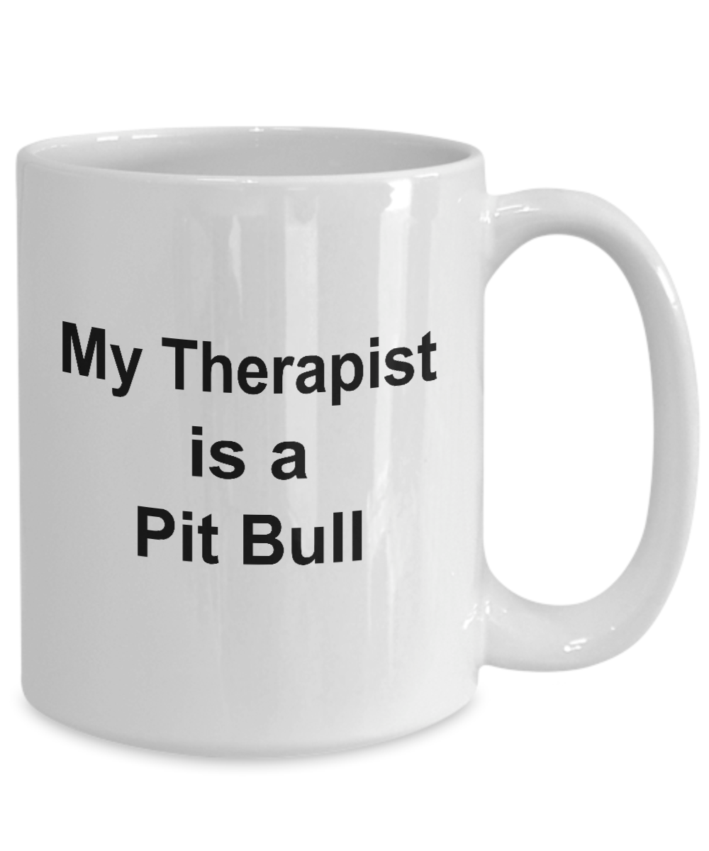 Pit Bull Dog Therapist Coffee Mug
