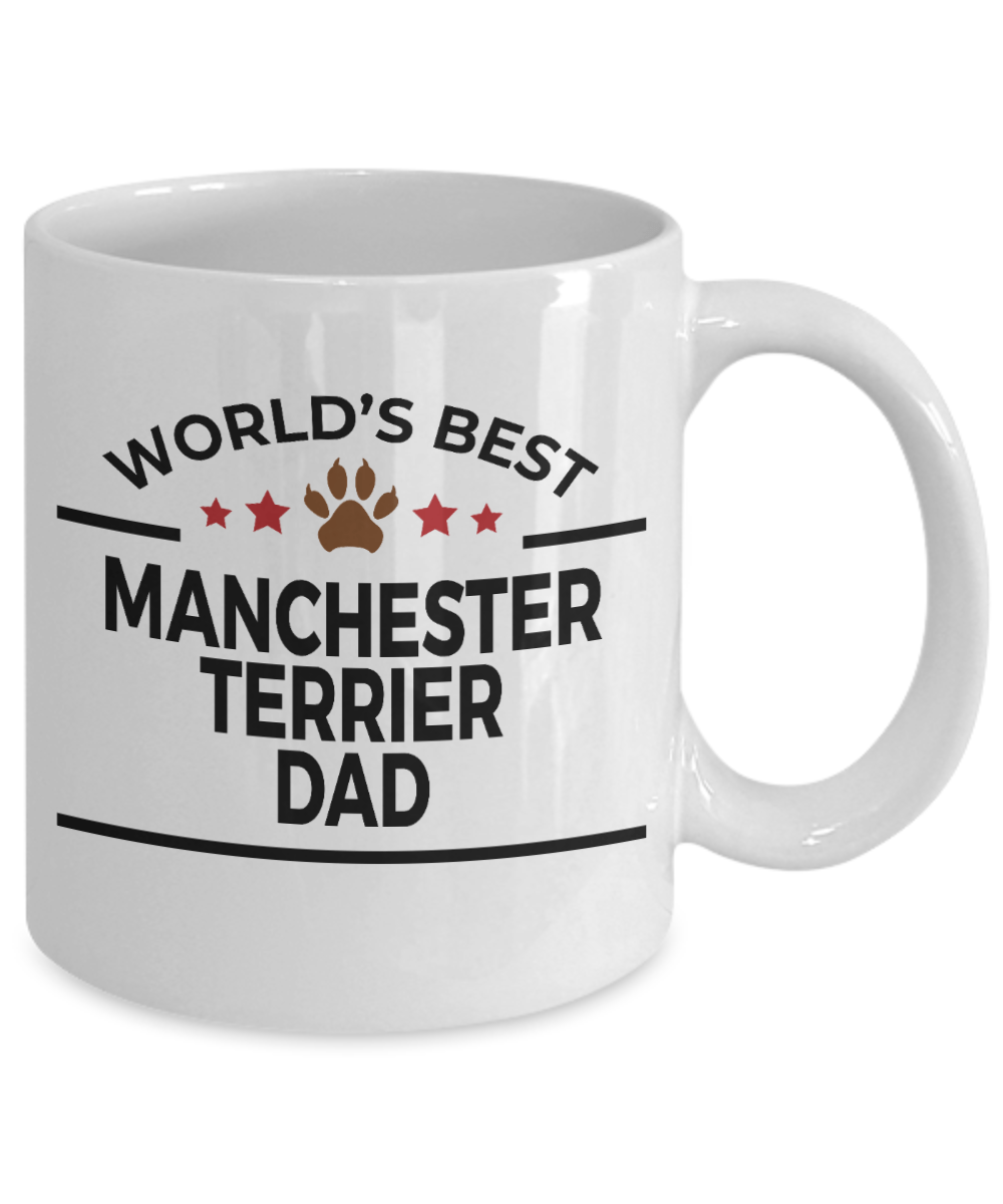 Manchester Terrier Dog Dad Coffee Mug