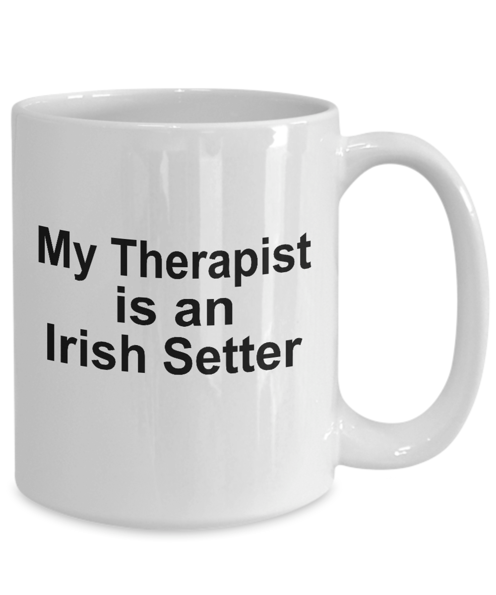 Irish Setter Dog Therapist Coffee Mug