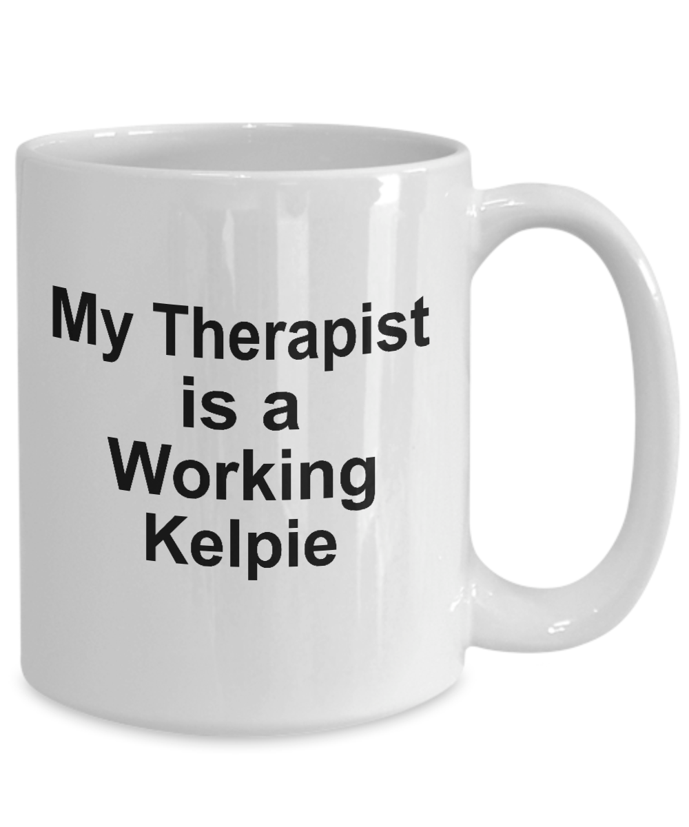 Working Kelpie Dog Therapist Coffee Mug