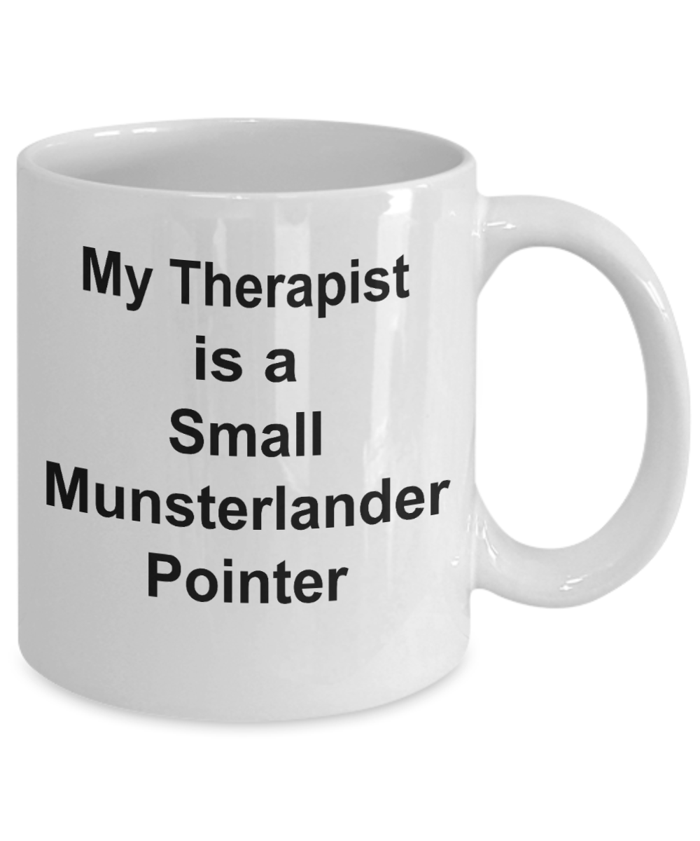 Small Munsterlander Pointer Dog Therapist Funny Gift White Ceramic Coffee Mug