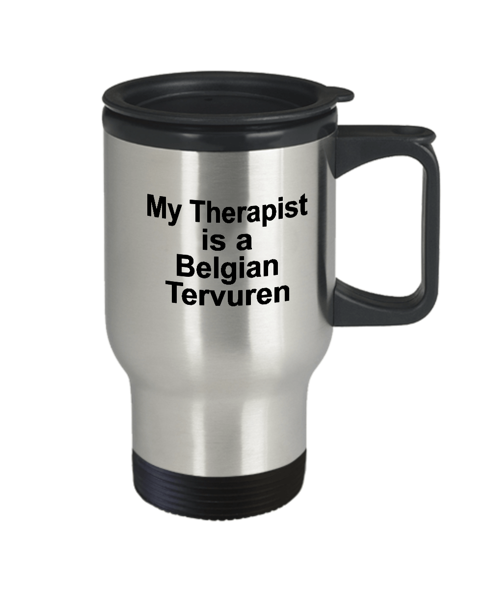 Belgian Tervuren Dog Therapist Travel Coffee Mug