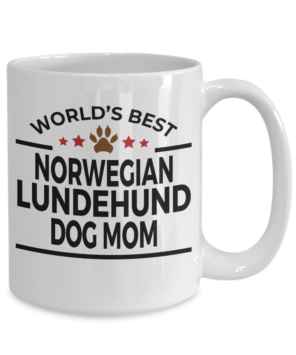 Norwegian Lundehund Dog Mom Coffee Mug