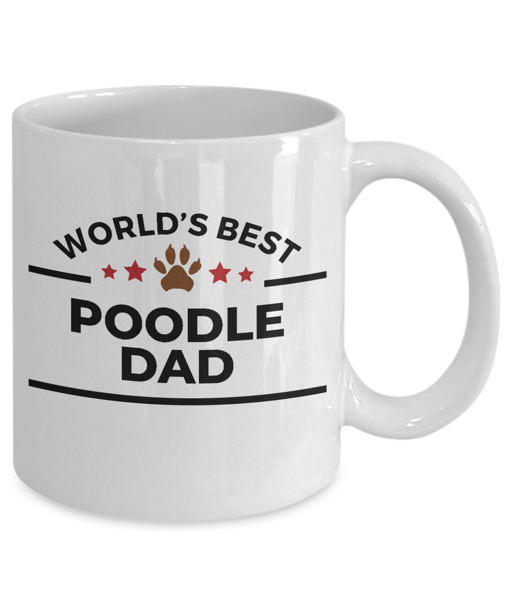 World's Best Poodle Dad Ceramic Mug