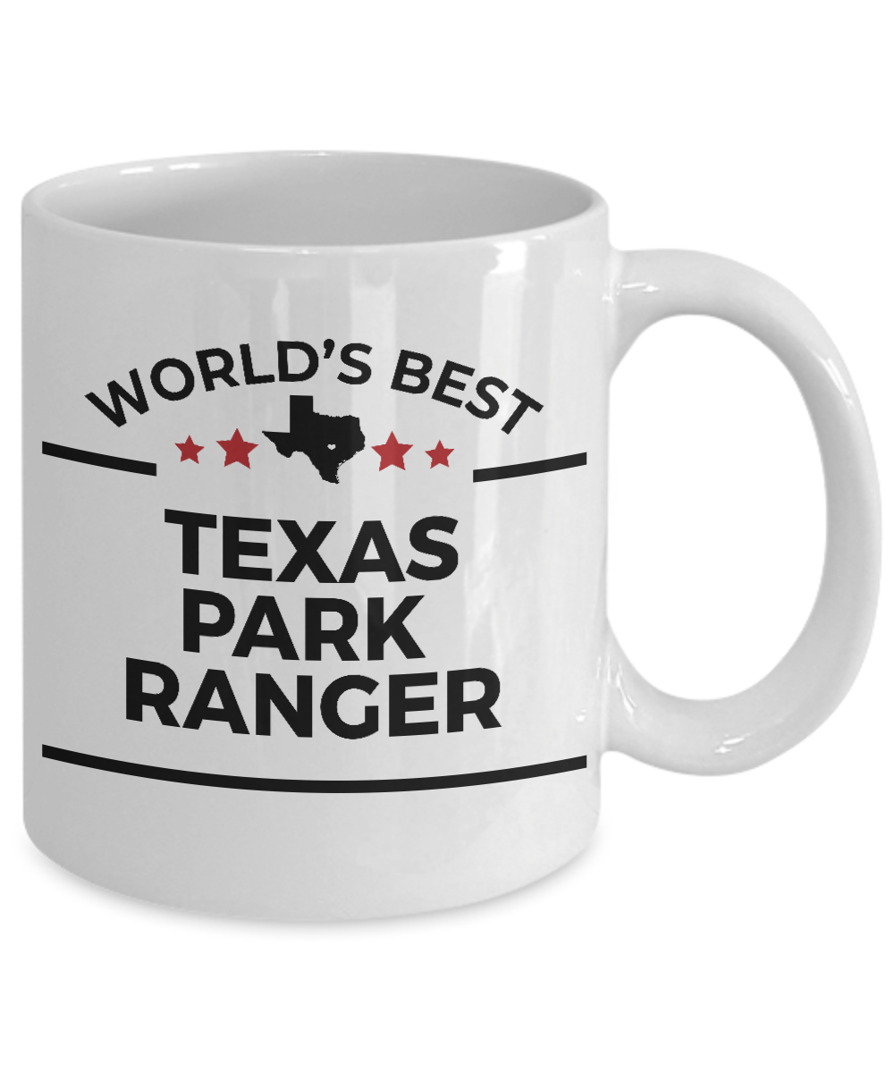 Texas Park Ranger Gift Birthday Father's Day Mother's Day Appreciation White Ceramic Coffee Mug