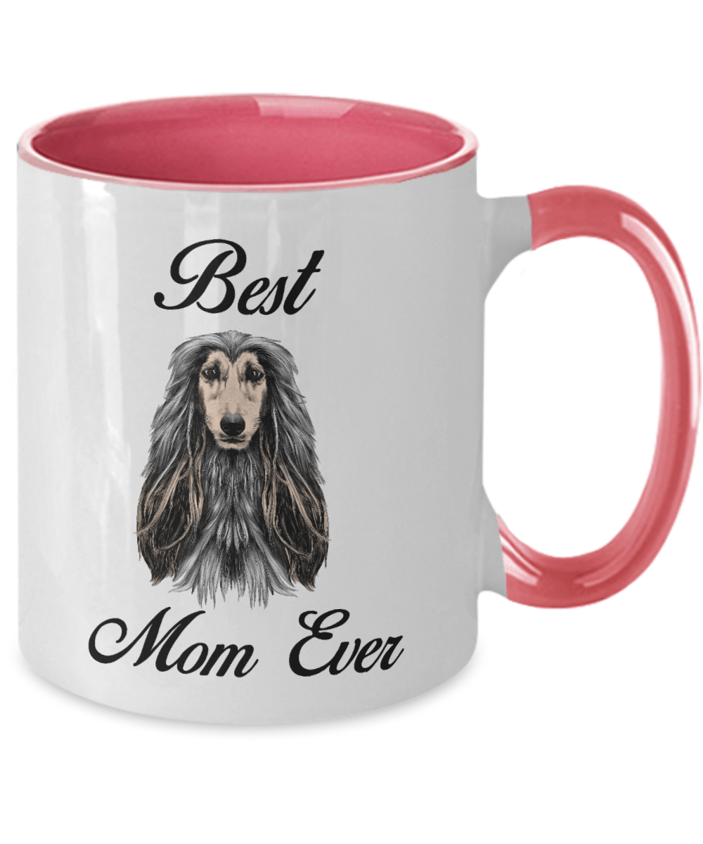 Best Afghan Hound Mom Ever Two Toned Coffee Mugs