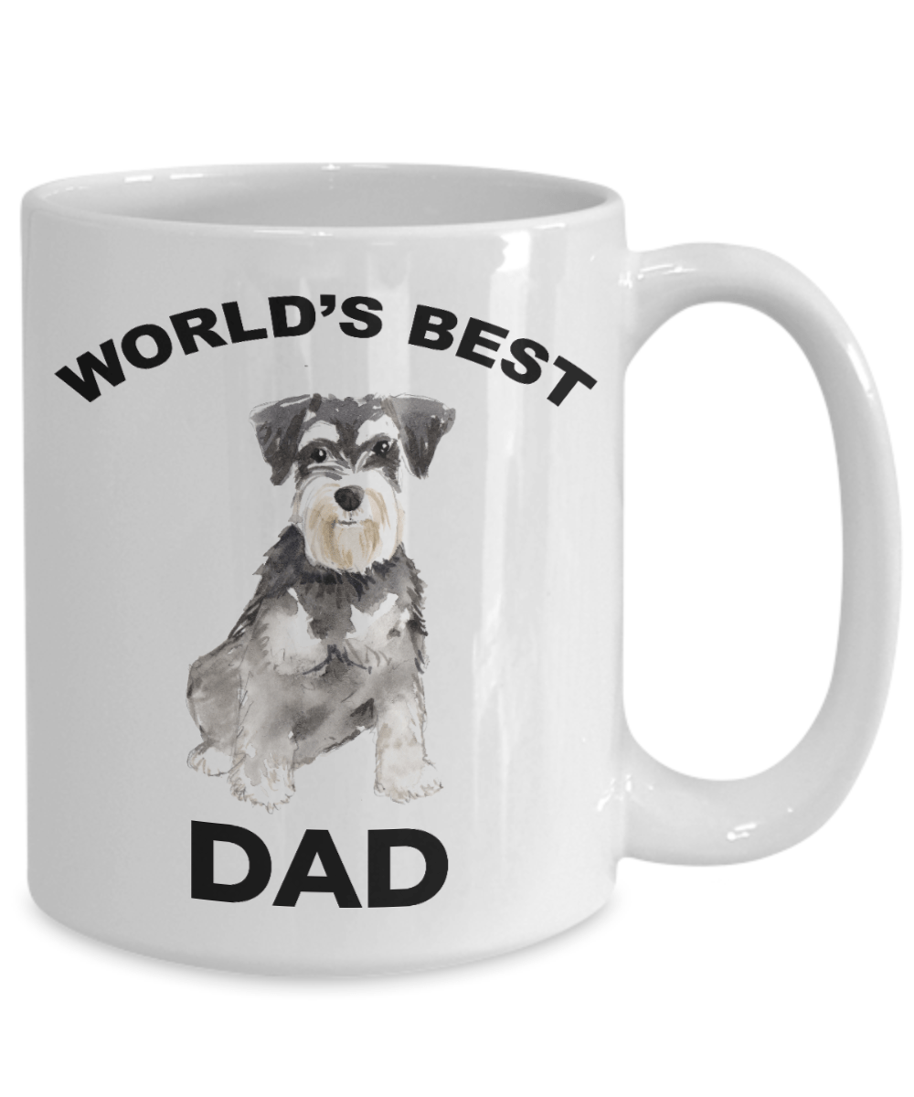 Miniature Schnauzer Best Dog Dad Coffee Mug