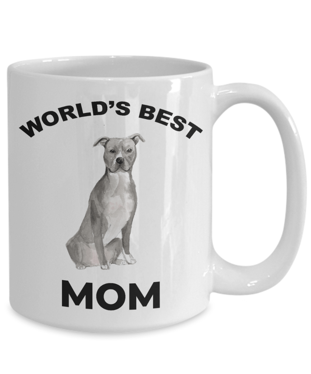 American Staffordshire Terrier Best Dog Mom Coffee Mug