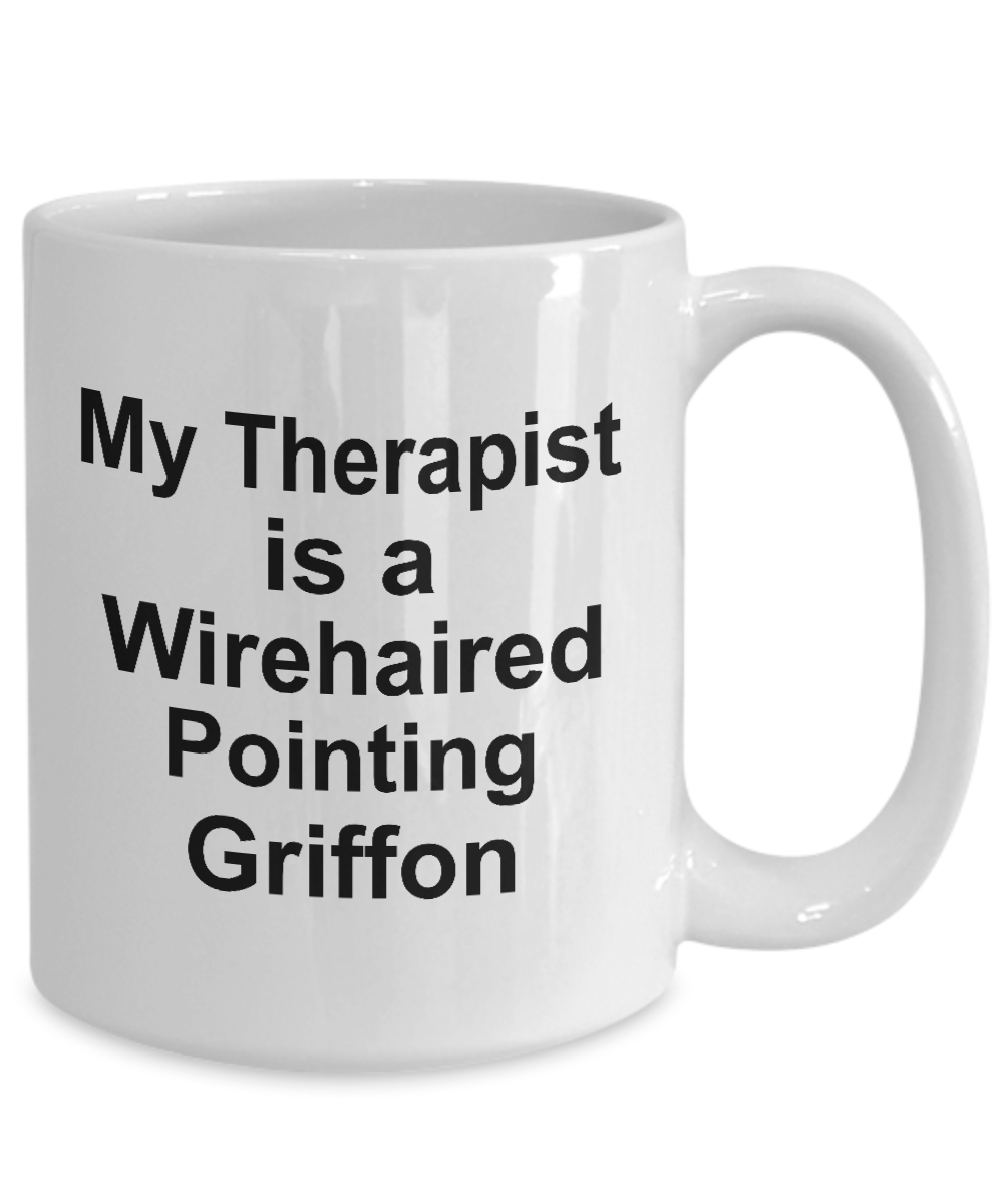 Whirehaired Pointing Griffon Dog Therapist Coffee Mug