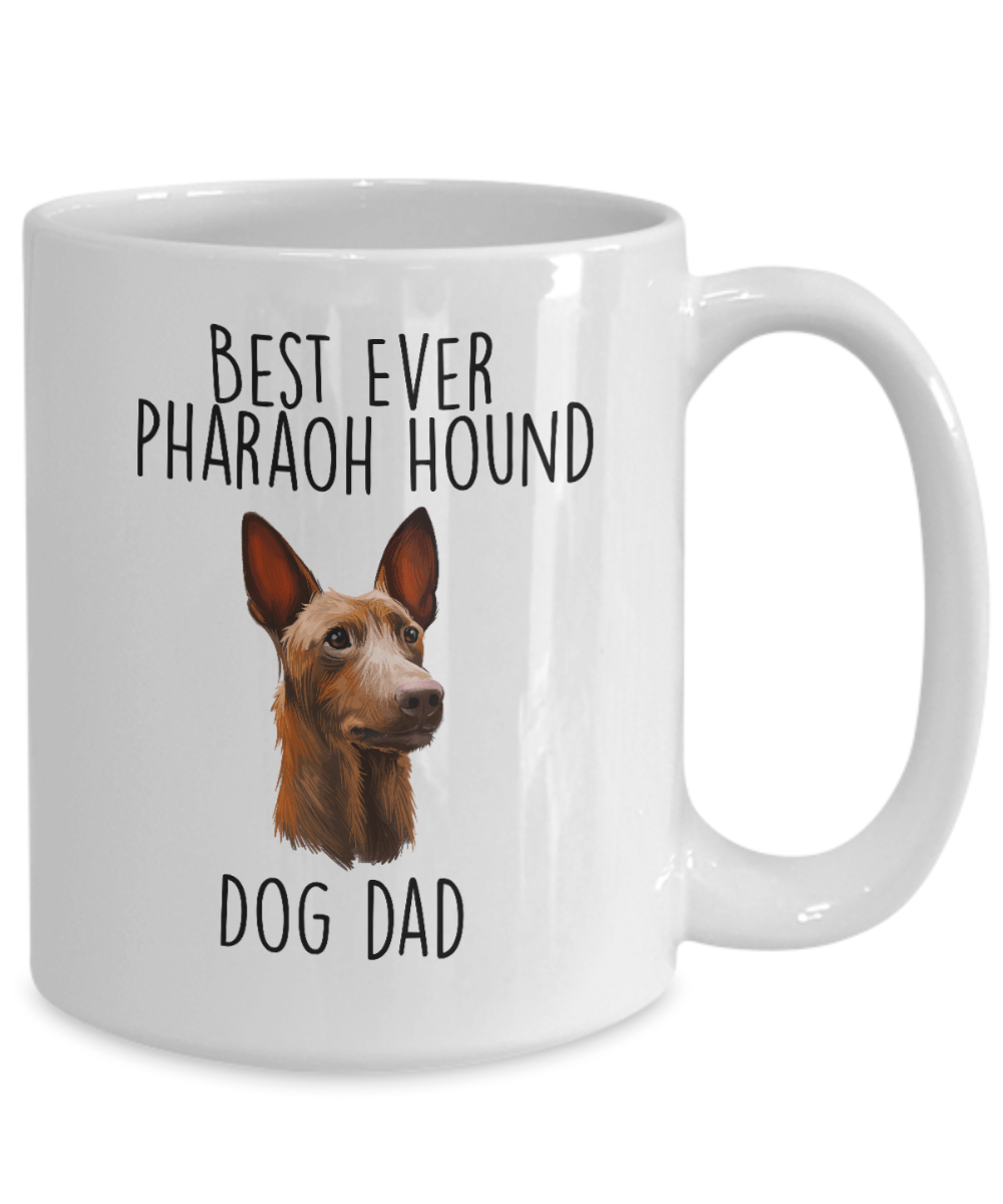 Best Ever Pharaoh Hound Dog Dad Ceramic Coffee Mug