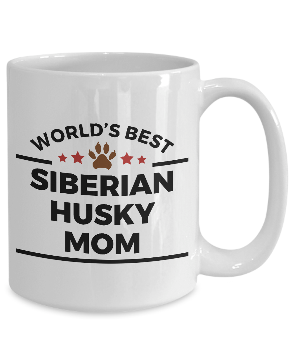 World's Best Siberian Husky Mom Ceramic Mug