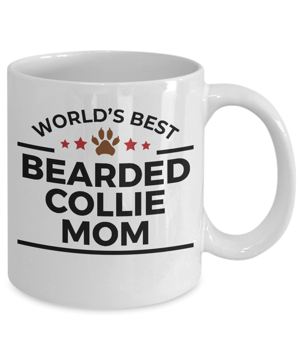 Bearded Collie Dog Mom Coffee Mug