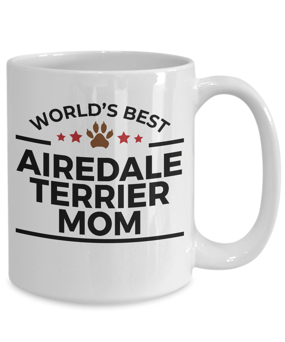 Airedale Terrier Dog Mom Coffee Mug