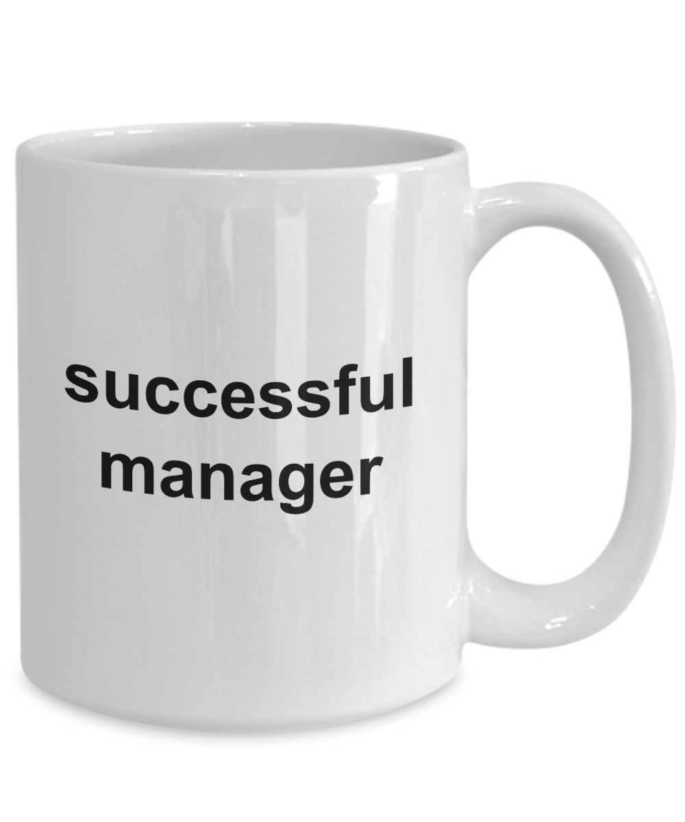 Manager Gift - Funny Coffee Mug - Gift for Boss, Co-Worker - Appreciation gift