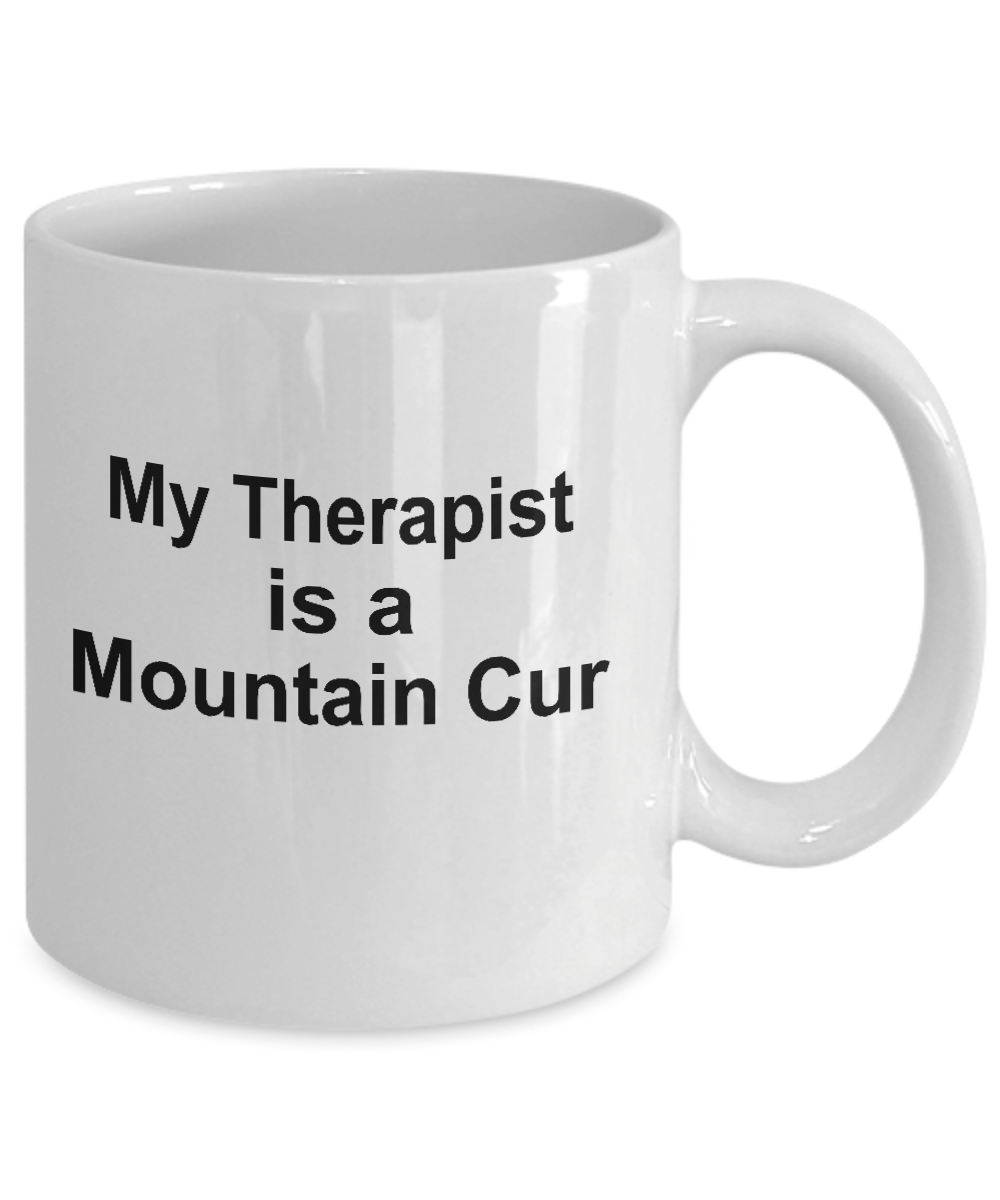 Mountain Cur Dog Therapist Coffee Mug