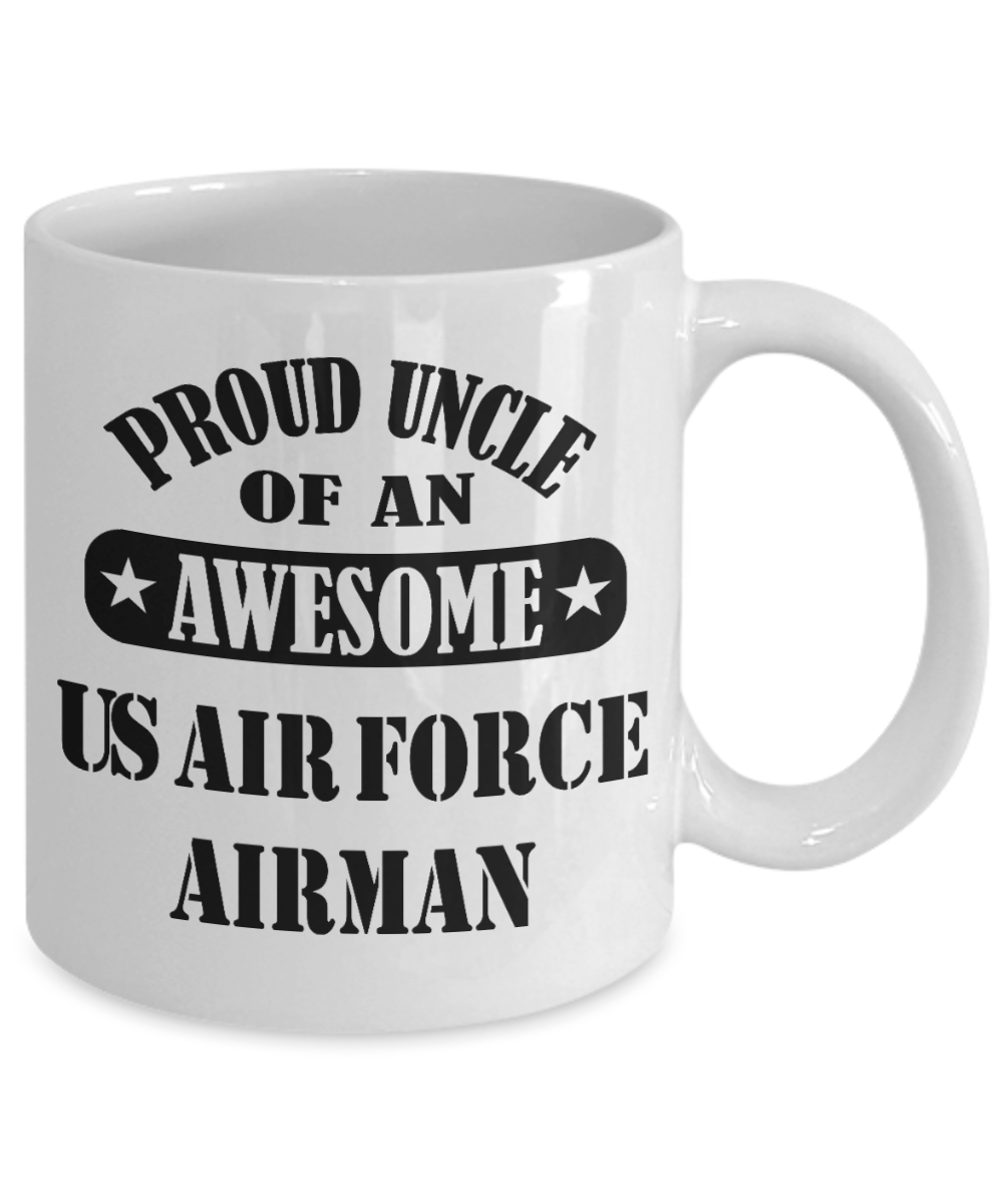 US Air Force Airman Proud Uncle Coffee Mug