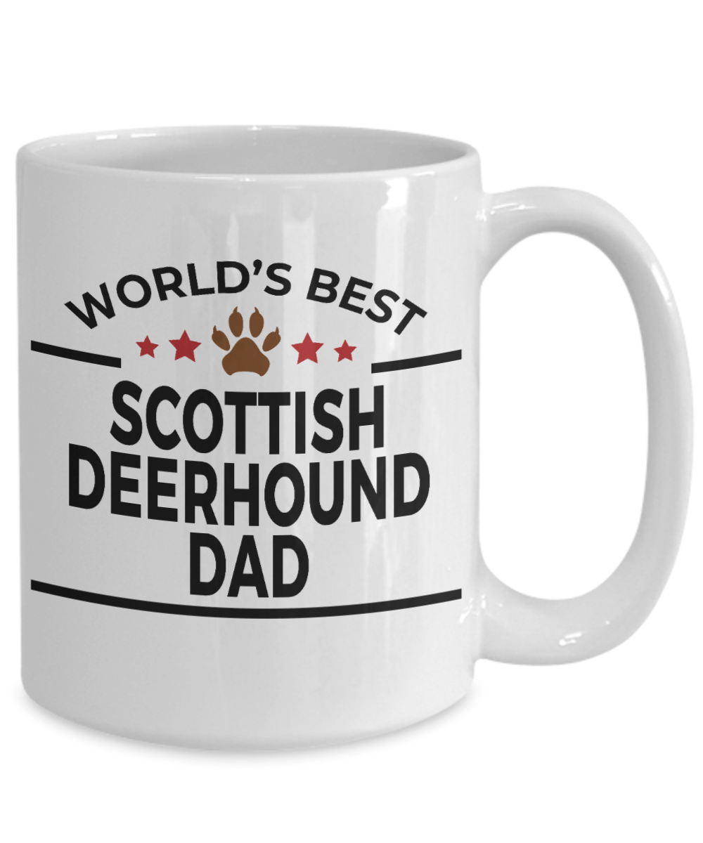 Scottish Deerhound Dog Dad Coffee Mug