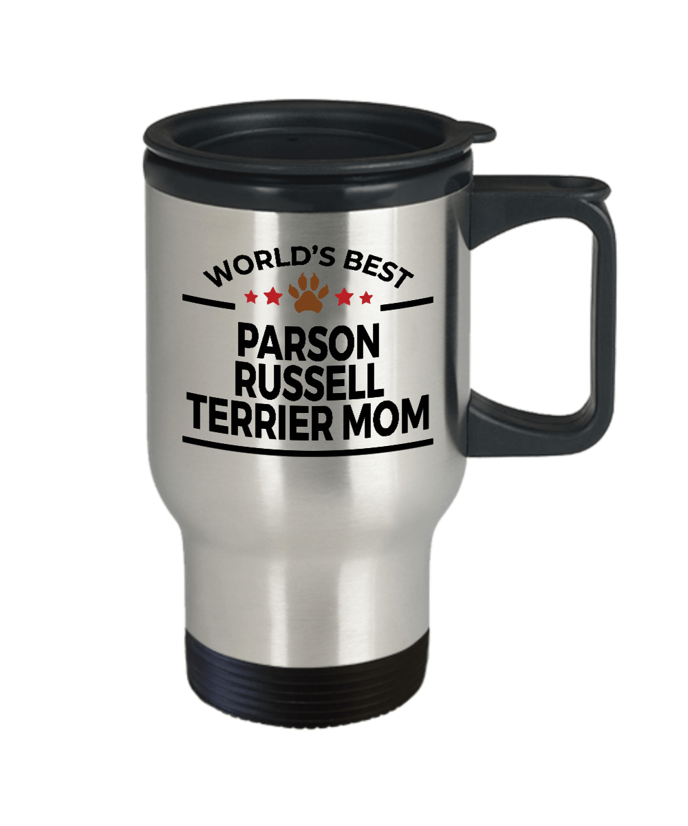 Parson Russell Terrier Dog Mom Travel Coffee Mug