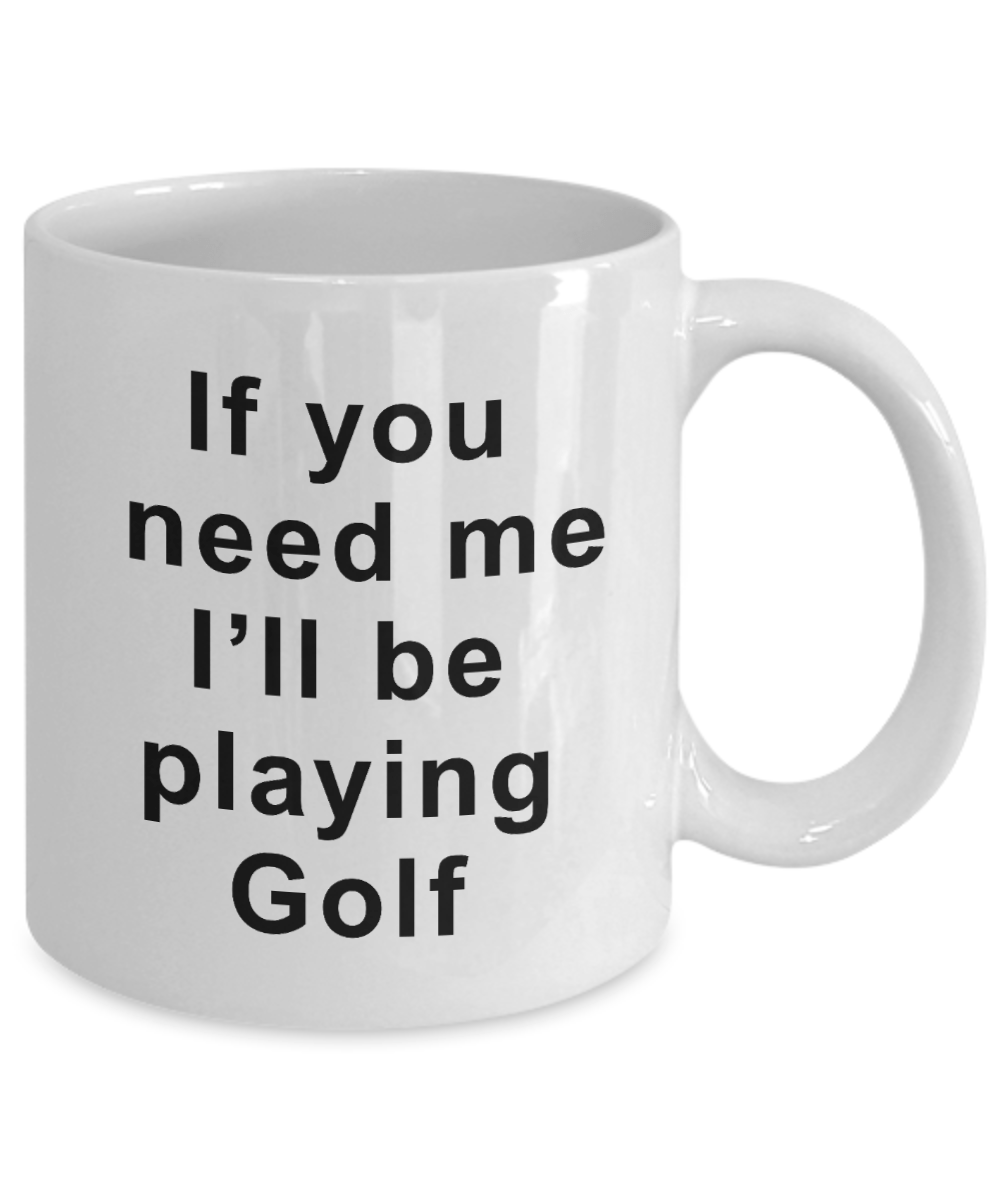 Gone Golfing Funny Coffee Mug