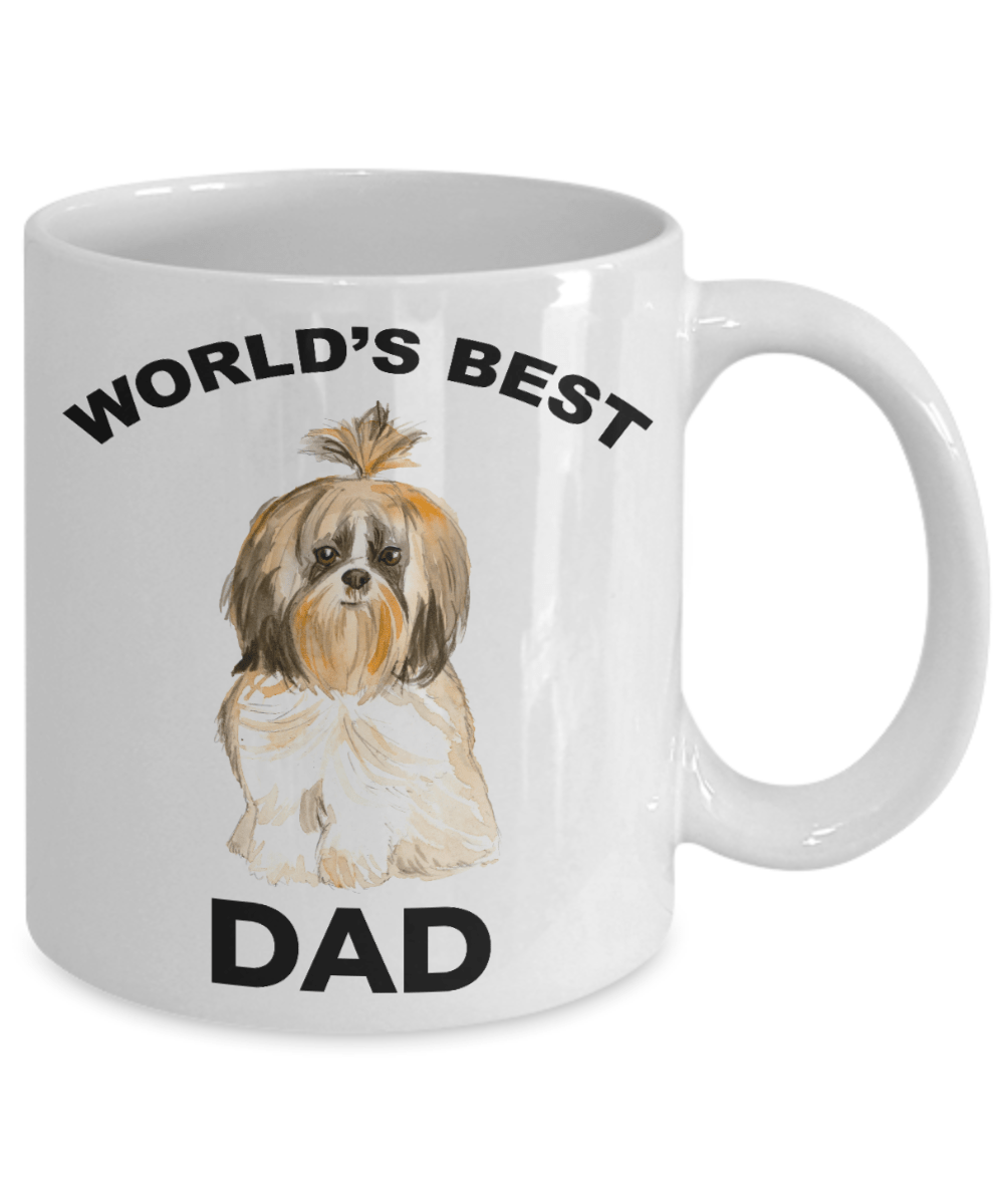 Shih Tzu Best Dog Dad Coffee Mug