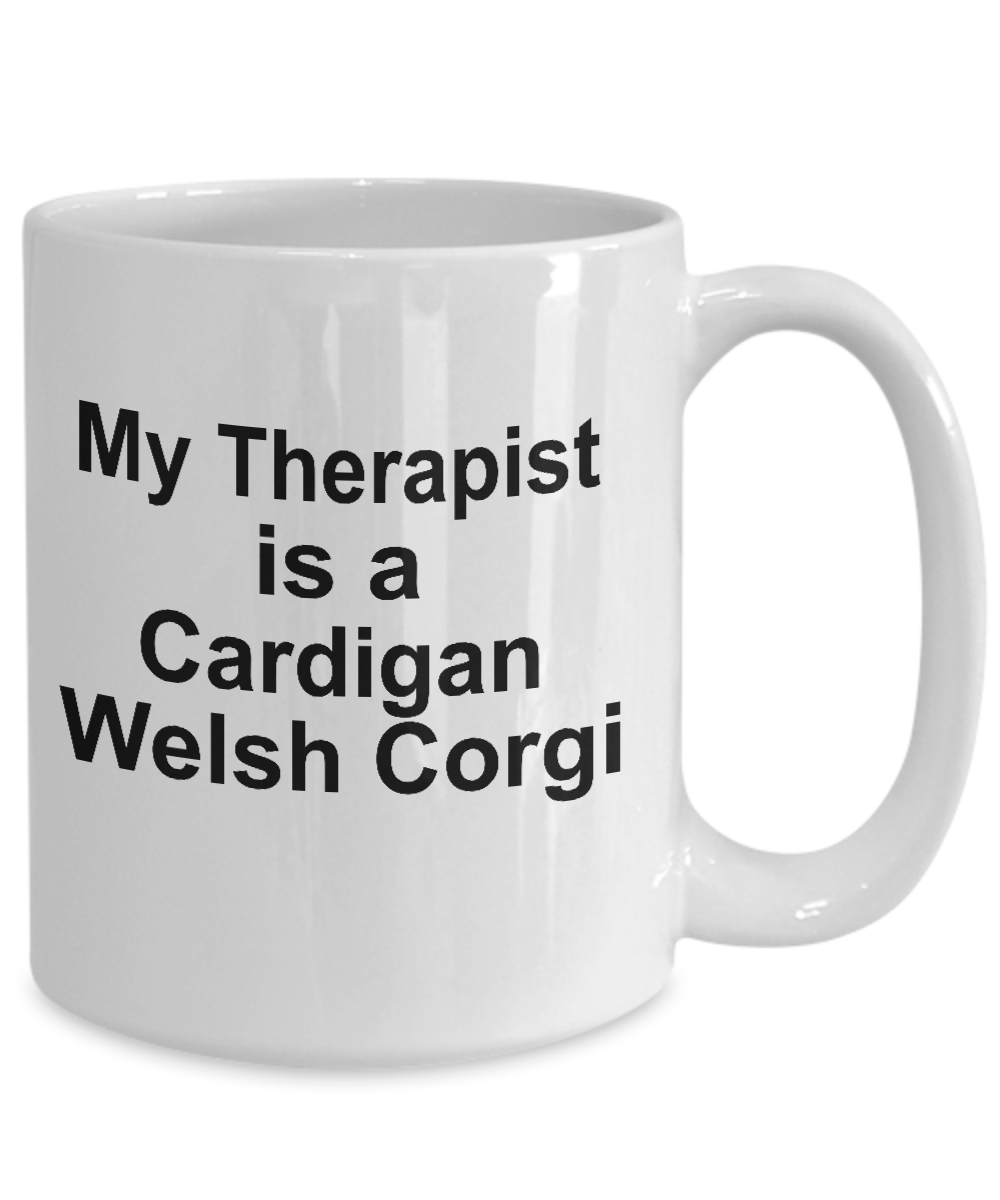 Cardigan Welsh Corgi Dog Therapist Coffee Mug