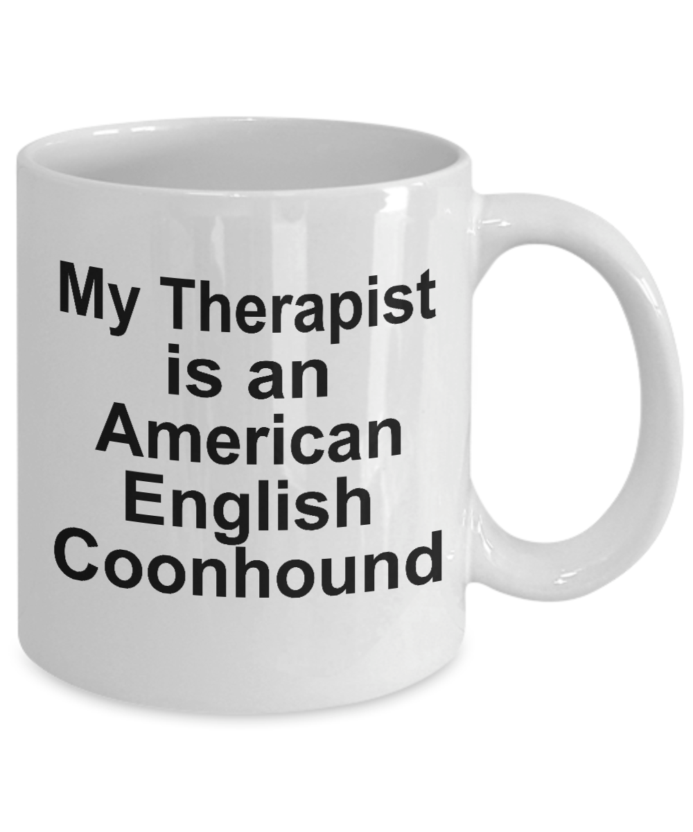 American English Coonhound Dog Therapist Mug