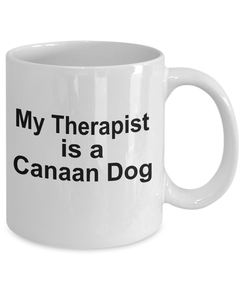 Canaan Dog Owner Lover Funny Gift Therapist White Ceramic Coffee Mug