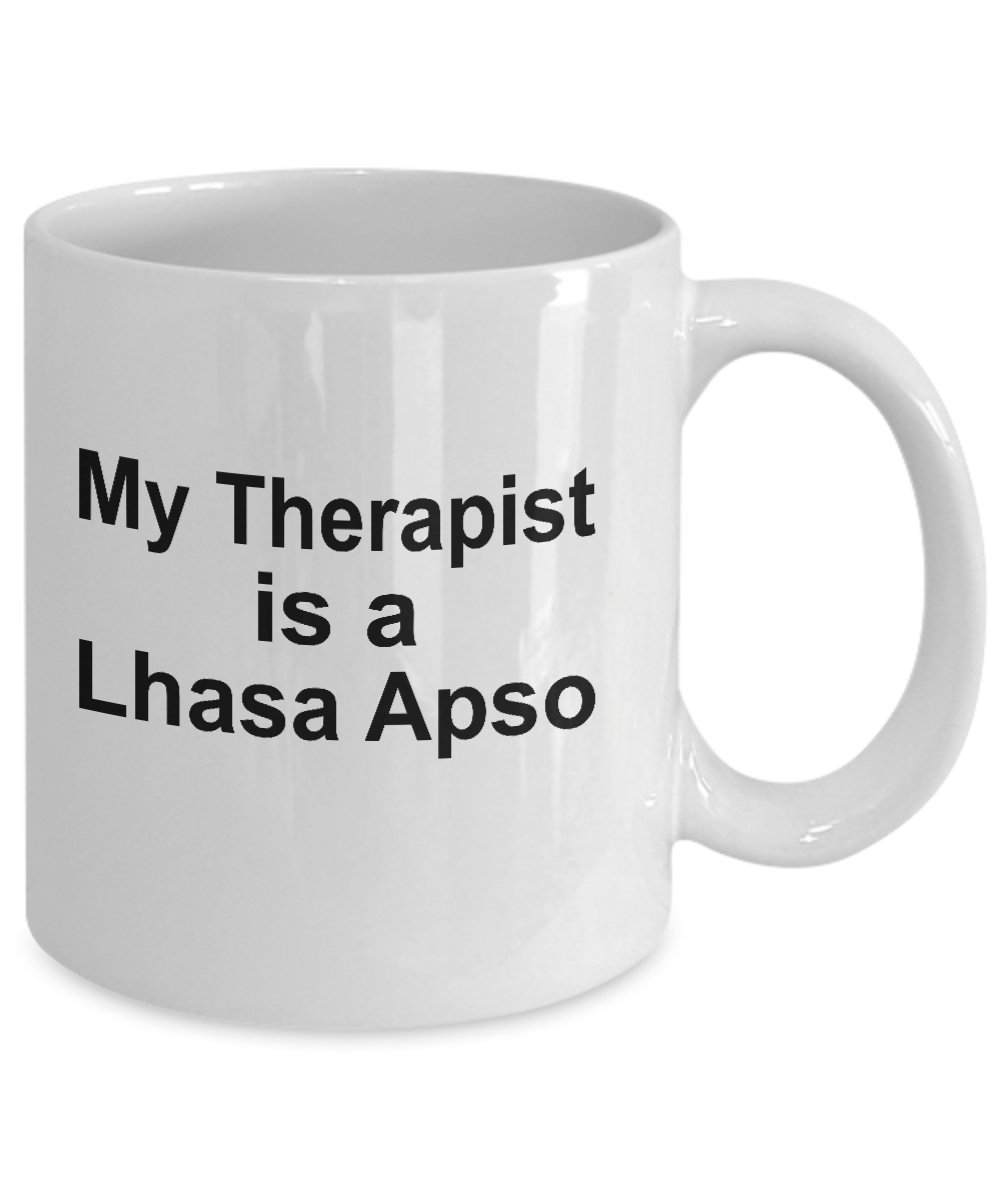 Lhasa Apso Dog Therapist Coffee Mug