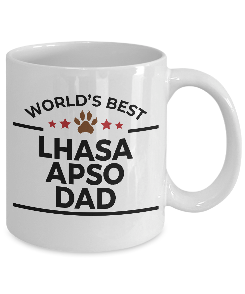 Lhasa Apso Dog Dad Coffee Mug