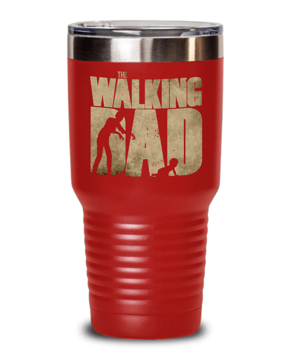 Funny Dad Large Tumbler Mug - The Walking Dad