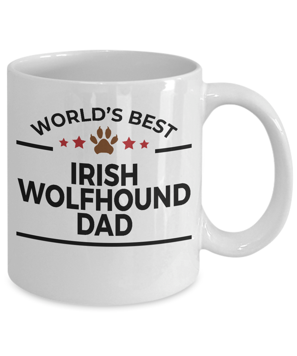 Irish Wolfhound Dog Dad Coffee Mug