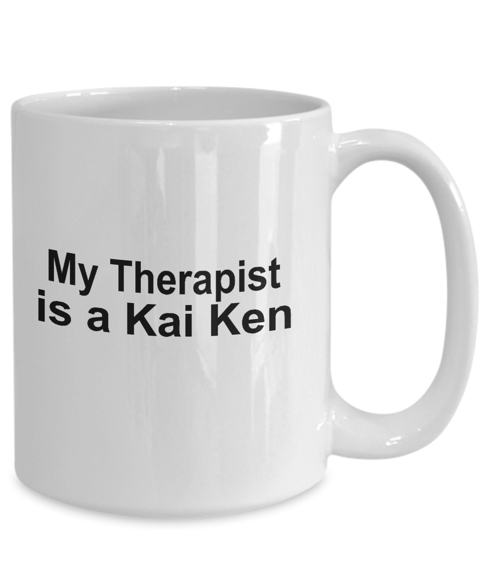 Kai Ken Dog Owner Lover Funny Gift Therapist White Ceramic Coffee Mug