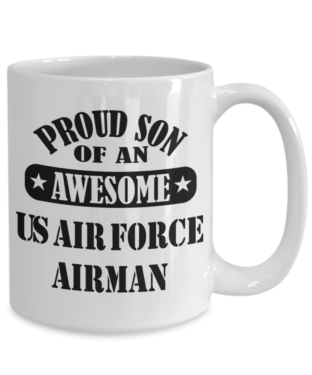US Air Force Airman Proud Son Coffee Mug