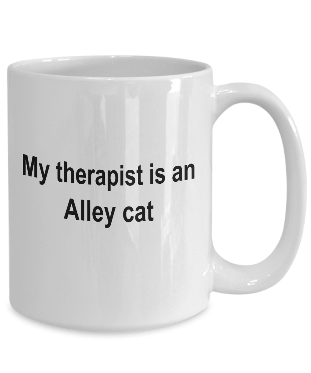 Alley Cat Therapist Coffee Mug