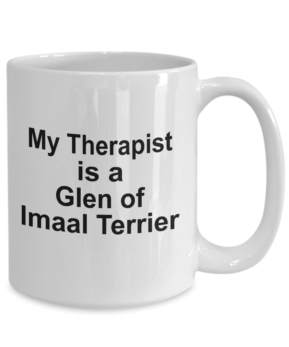 Glen of Imaal Terrier Dog Owner Lover Funny Gift Therapist White Ceramic Coffee Mug