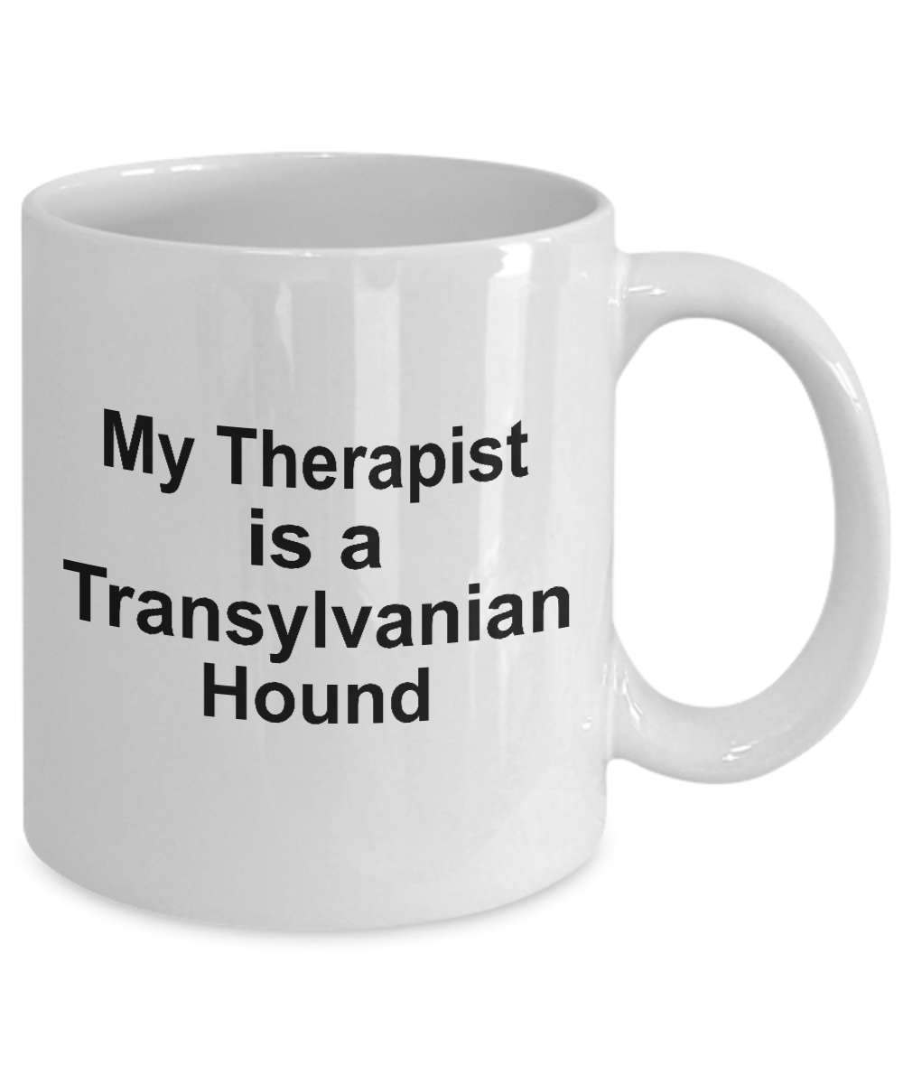 Transylvanian Hound Dog Owner Lover Funny Gift Therapist White Ceramic Coffee Mug